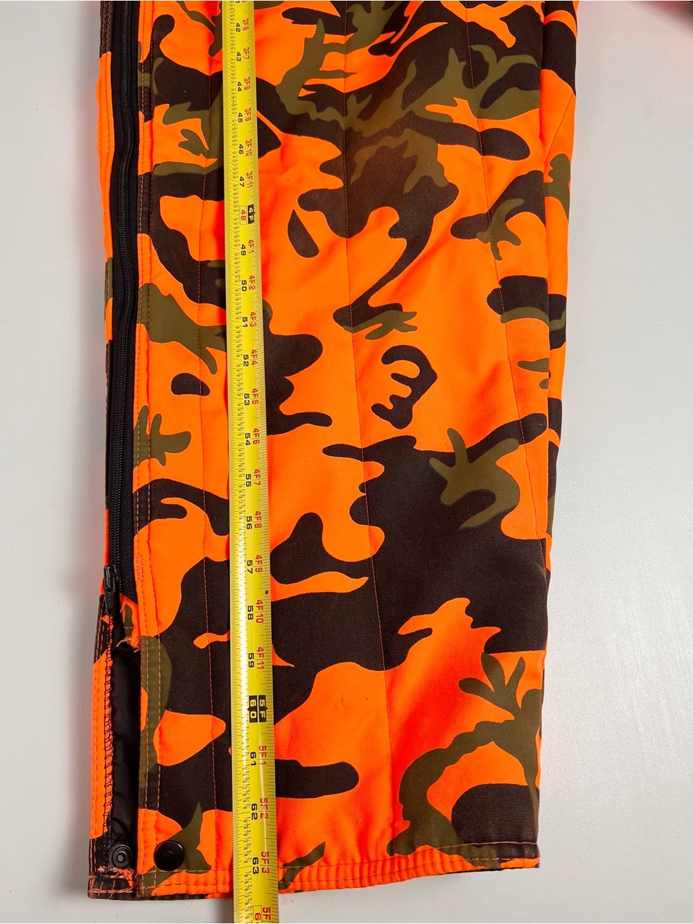 VTG Chiller Killer Saftbak Orange Camo Insulated Hunting Coveralls Workwear XL - Picture 12 of 15